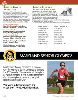 Brochure Inspiration: Spring 2016 Recreation