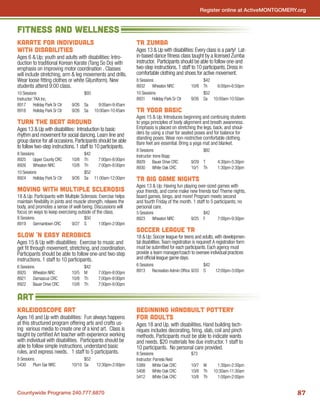 Brochure Inspiration: Spring 2016 Recreation