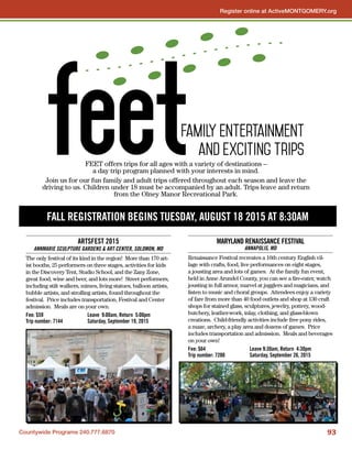 Brochure Inspiration: Spring 2016 Recreation