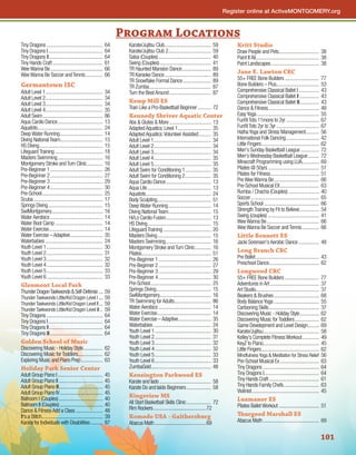 Brochure Inspiration: Spring 2016 Recreation