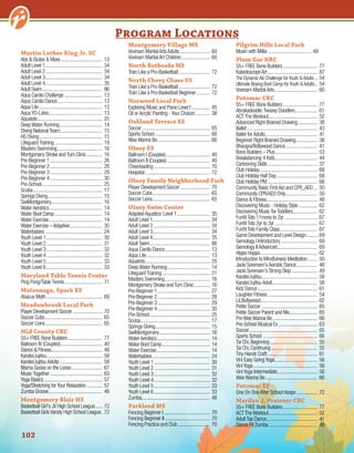 Brochure Inspiration: Spring 2016 Recreation