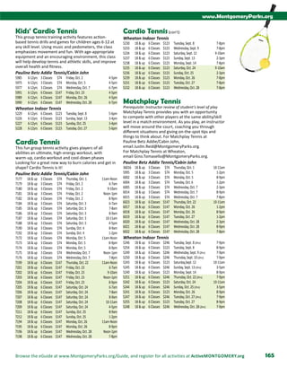 Brochure Inspiration: Spring 2016 Recreation