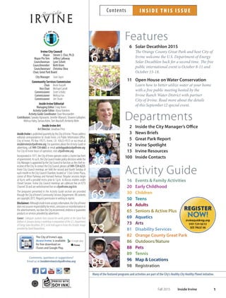 Brochure Inspiration: Spring 2016 Recreation