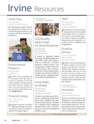 Brochure Inspiration: Spring 2016 Recreation