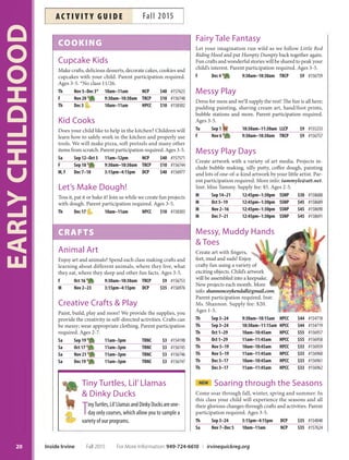 Brochure Inspiration: Spring 2016 Recreation