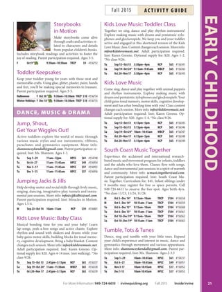 Brochure Inspiration: Spring 2016 Recreation