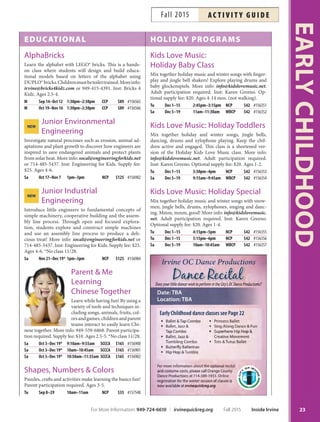 Brochure Inspiration: Spring 2016 Recreation