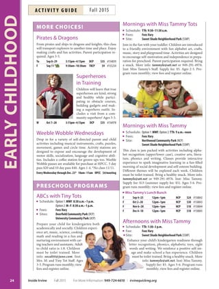 Brochure Inspiration: Spring 2016 Recreation