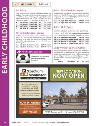 Brochure Inspiration: Spring 2016 Recreation