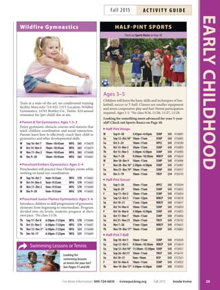 Brochure Inspiration: Spring 2016 Recreation