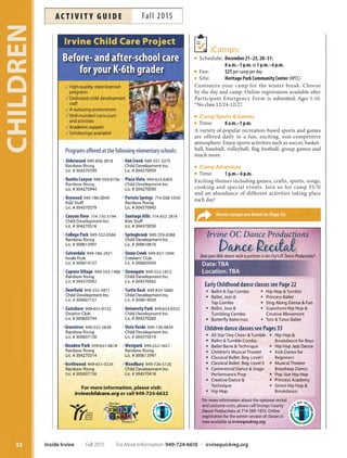 Brochure Inspiration: Spring 2016 Recreation