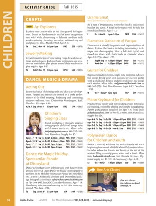 Brochure Inspiration: Spring 2016 Recreation