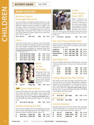 Brochure Inspiration: Spring 2016 Recreation