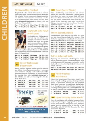 Brochure Inspiration: Spring 2016 Recreation