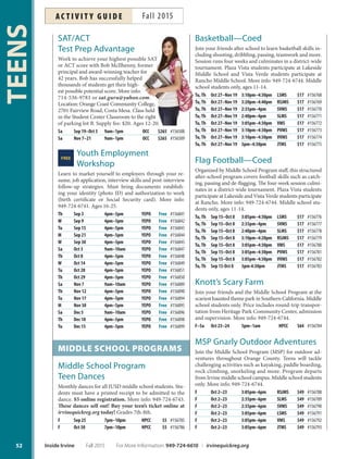 Brochure Inspiration: Spring 2016 Recreation