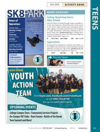 Brochure Inspiration: Spring 2016 Recreation