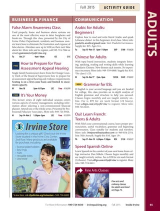 Brochure Inspiration: Spring 2016 Recreation