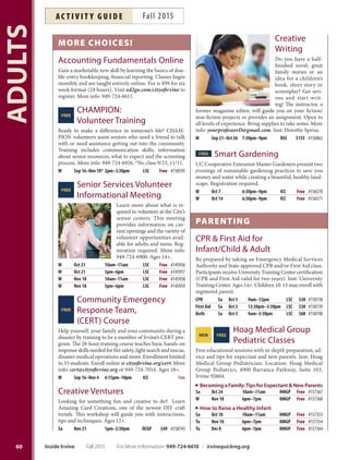 Brochure Inspiration: Spring 2016 Recreation