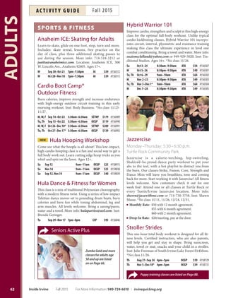 Brochure Inspiration: Spring 2016 Recreation