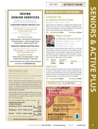 Brochure Inspiration: Spring 2016 Recreation