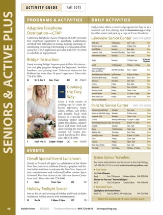 Brochure Inspiration: Spring 2016 Recreation