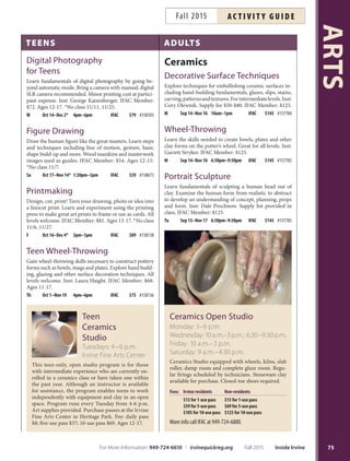 Brochure Inspiration: Spring 2016 Recreation