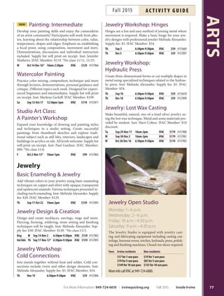 Brochure Inspiration: Spring 2016 Recreation