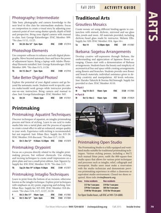 Brochure Inspiration: Spring 2016 Recreation