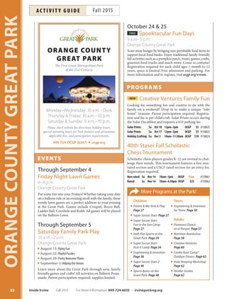 Brochure Inspiration: Spring 2016 Recreation