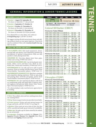 Brochure Inspiration: Spring 2016 Recreation