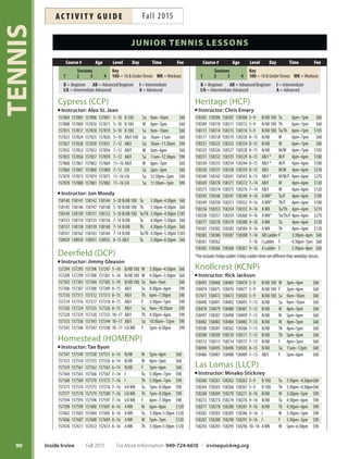 Brochure Inspiration: Spring 2016 Recreation