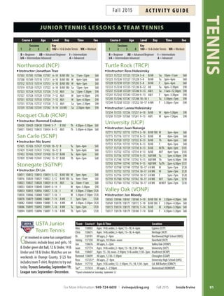 Brochure Inspiration: Spring 2016 Recreation