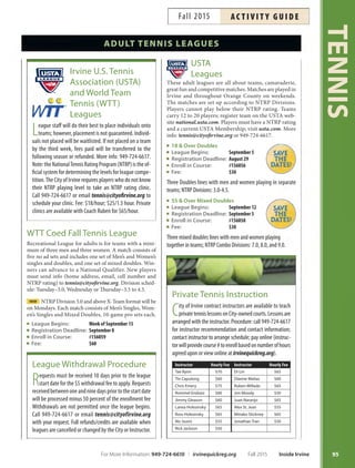 Brochure Inspiration: Spring 2016 Recreation