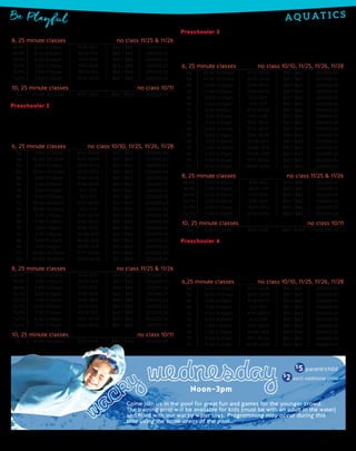 Brochure Inspiration: Spring 2016 Recreation