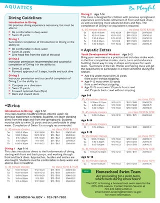 Brochure Inspiration: Spring 2016 Recreation