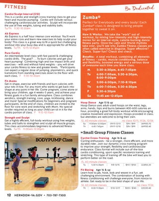 Brochure Inspiration: Spring 2016 Recreation