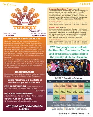 Brochure Inspiration: Spring 2016 Recreation