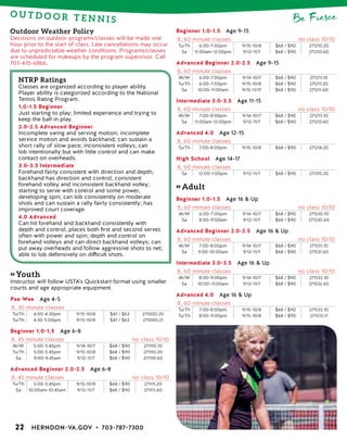 Brochure Inspiration: Spring 2016 Recreation