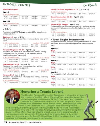 Brochure Inspiration: Spring 2016 Recreation