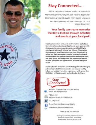 Brochure Inspiration: Spring 2016 Recreation