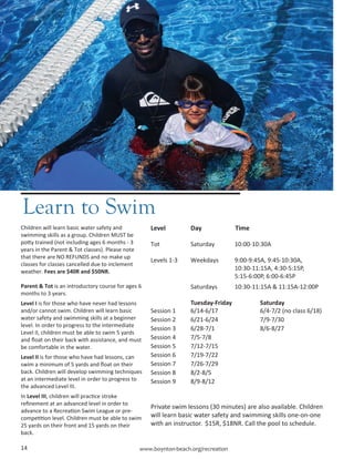 Brochure Inspiration: Spring 2016 Recreation