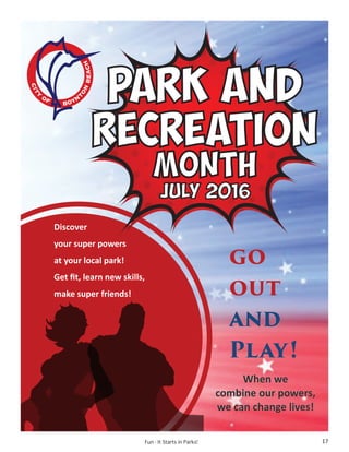 Brochure Inspiration: Spring 2016 Recreation