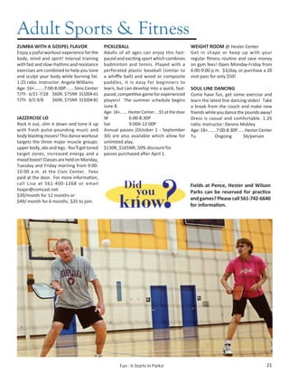 Brochure Inspiration: Spring 2016 Recreation