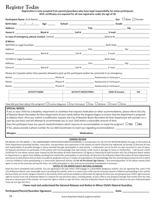 Brochure Inspiration: Spring 2016 Recreation