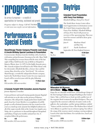 Brochure Inspiration: Spring 2016 Recreation