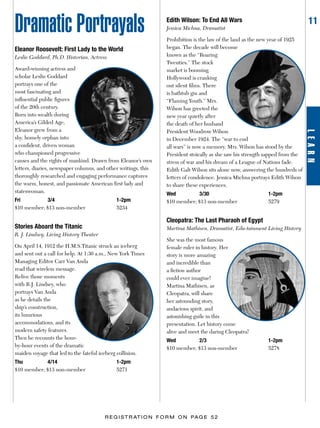 Brochure Inspiration: Spring 2016 Recreation