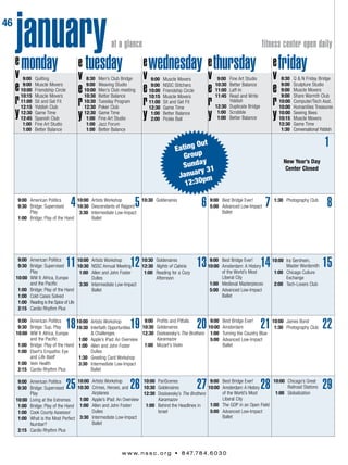 Brochure Inspiration: Spring 2016 Recreation