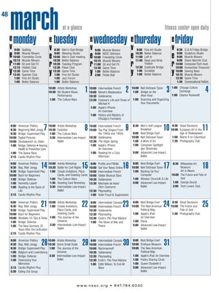 Brochure Inspiration: Spring 2016 Recreation