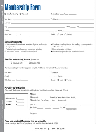 Brochure Inspiration: Spring 2016 Recreation