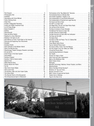 Brochure Inspiration: Spring 2016 Recreation